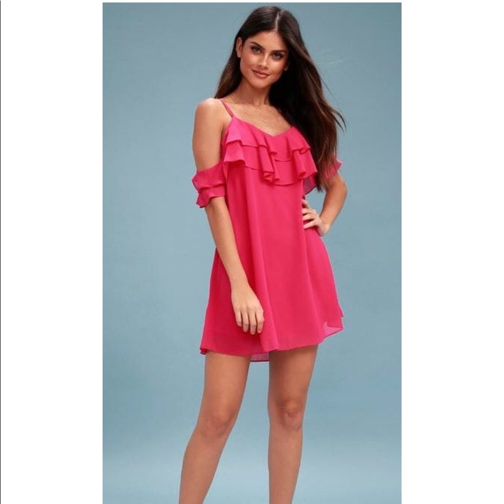 Lulu’s off the shoulder dress